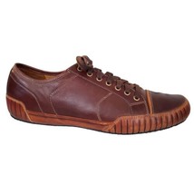 Cole Haan Noah Lace Up Cap Toe Sneaker C06878 Men's 13M Leather Brown Rare - £46.09 GBP
