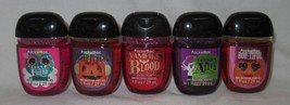 Bath & Body Works PocketBac Hand Gel Lot 5 scent HALLOWEEN Vampire Pumpkin Ghoul - £14.13 GBP