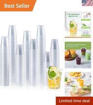 2000 Pack 5 OZ Small Plastic Cups, Clear Disposable Dessert Plastic Cups... - $152.44