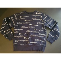 Champion blue medium long sleeve graphic sweatshirt boys - $8.00