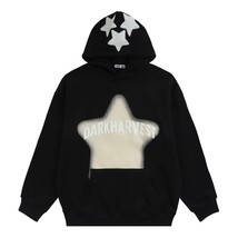 Men Letter Five-pointed  Towel Embroidery Hoodies Fashion Casual Sweatsh... - £155.96 GBP