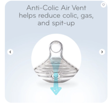 NUK Simply Natural 1+m MEDIUM Flow Silicone Bottle Nipples x 2 Realistic... - $219.60 MXN NUK Simply Natural 1+m MEDIUM Flow Silicone Bottle Nipples x 2 Realistic... - $219.60 MXN