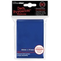 Ultra Pro Blue Solid Standard Deck Protector 50 Count [NEW] Card Game Play - £5.65 GBP