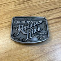 Vintage 90's Country's Reminisce Hitch Maine To California Belt Buckle K... - $14.85