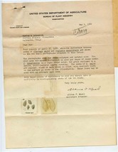 United States Department of Agriculture Plant Industry Letter 1944 Seeds - $47.64