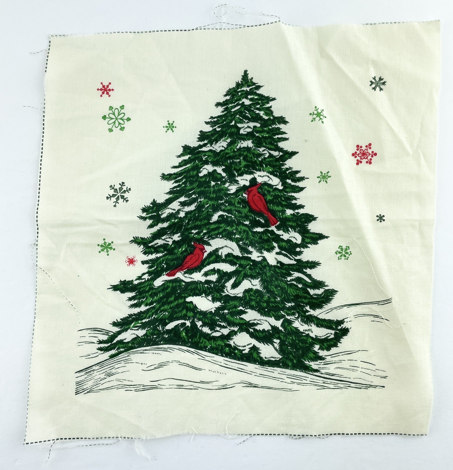 Fabric Craft Project  2 Angel Ornaments  1 Christmas Tree and 1 Sleigh Pillow Item image 4