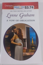 a vow of obligation by lynne graham harlequin novel fiction paperback good - £4.68 GBP