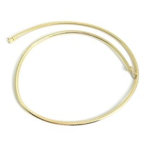 Authenticity Guarantee 
Italian Omega Chain Necklace 14K Yellow Gold, 16 Inch... - £1,636.32 GBP