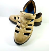 Dr. Comfort Breeze Women&#39;s Beige Khaki Fisherman Comfort Shoe Size 10 Wide - $59.99