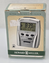 HOWARD MILLER RADIO CONTROLLED ACCUWAVE DS ALARM CLOCK MODEL 645-506 (RE... - $557.31 MXN