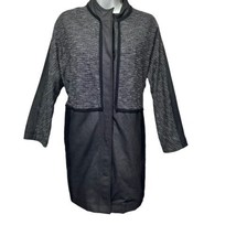 Lululemon Cocoon Car Coat Jacket Shine Dot Black Diamond Jacquard Size XS - $29.69