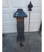 Late 1800s Early 1900s Victorian Cast Iron Cemetery Gate Fence Post & To... - $1,121.99 CAD Late 1800s Early 1900s Victorian Cast Iron Cemetery Gate Fence Post & To... - $1,121.99 CAD