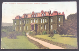 1907 South Hall Ivy Adorned Building UC Berkeley CA Postcard California - £6.11 GBP