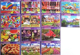 300 Pc Jigsaw Puzzles 18.25”x11” 1/Pk s20g, Select: Balloons Boots Kittens Liber - £2.35 GBP