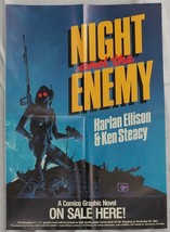 Vintage 1987 Comic Póster Noche y La Enemy Harlan Ellison Ken Steacy 15x22 - £27.92 GBP