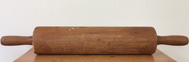 Vintage Huge 24&quot; Long Large Solid Wood Primitive Bread Baking Dough Roll... - £117.98 GBP