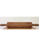 Vintage Huge 24&quot; Long Large Solid Wood Primitive Bread Baking Dough Roll... - £119.52 GBP