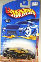 2001 Hot Wheels #85 Company Cars Series 1/4 JAGUAR XJ220 Black w/Gold 3 Spokes - £6.26 GBP