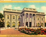 Marmo Palace Frederick Prince Casa NEWPORT Ri Rhode Island Lino Cartolin... - $4.04