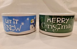 Celebrate It Christmas Holiday Winter Scene Low Mug 14 FL OZ Soup Bowl NEW - $9.99