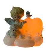 Barb Sargent Night Light Safely Rest by Angels Blessed Tender Expression... - €12,88 EUR