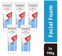 5 x 100g Pond’s Anti Bacterial Facial Foam Srengthen Skin Natural Resistance DHL - $85.80