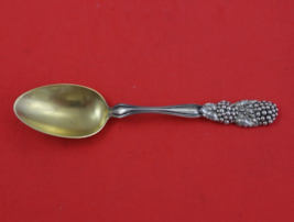 Blackberry by Tiffany and Co Sterling Silver Teaspoon Gold Washed &quot;1905&quot; 5 7/8&quot; - £154.53 GBP