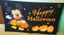 Disney Halloween Mickey Mouse Vampire Happy Halloween Accent Rug 20x32 A... - £14.87 GBP