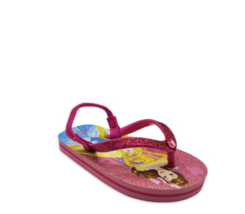 Disney Princess Flip Flop Sandals Summer Shoes Toddler Girls 5 - 6 - $7.88