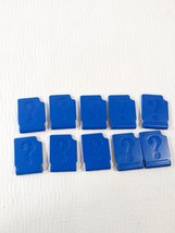 Electronic Guess Who Extra Game Replacement parts blue doors Shutters Covers x10 - $14.00