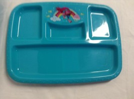 New Trolls Blue Divided Plate Tray 11.5 x 8 Lot of 4 - £14.77 GBP