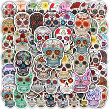 300 Pcs Skull Stickers Dia De Los Muertos Mexican Day of Dead Sticker Vi... - £18.79 GBP