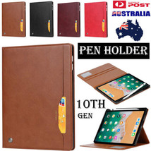 For iPad 10th Gen 10.9 2022 Case Leather Shockproof Wallet Cover Flip case - £61.52 GBP