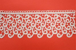 Lace IN Macrame Ribbon High 7,5 CM SWEET TRIMS 4G4193 Trimming - £1.80 GBP