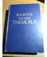 Roget&#39;s II 1980 The New Thesaurus Thumb Indexed - $4.08 CAD