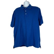 Croft &amp; Barrow Men&#39;s Easy Care Blue Polo Shirt Size XXL - £11.03 GBP