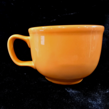 Fiesta Jumbo Cup Mug Tangerine Orange 18 oz Homer Laughlin Retired Soup ... - $19.69