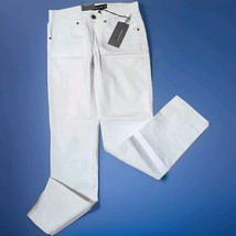 Women&#39;s SB Royal Blue  Skinny Fit Ankle Denim Jeans White Size 6 New Wit... - $17.82