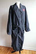 Polo Ralph Lauren S/M Black Windowpane Check Cotton Monogram Belted Robe - $30.40