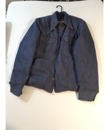 Large Vintage Stearns Hansa-Branta Denim Goose Down Jacket/Coat - $97.00