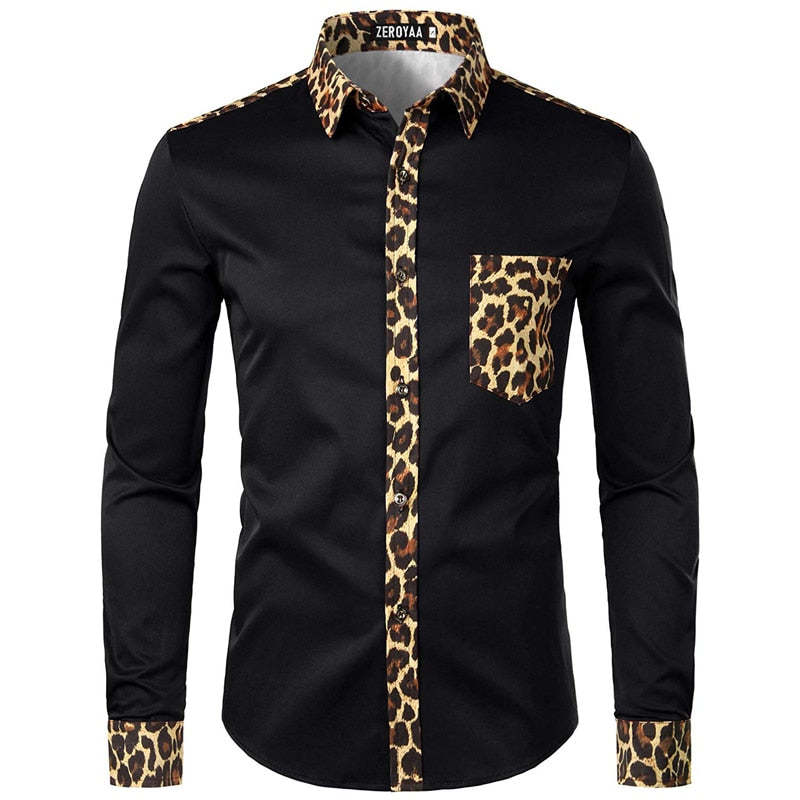 Primary image for Leopard Pocket Dress Shirt