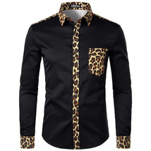 Leopard Pocket Dress Shirt - $48.04