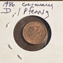 Germany 1986 D One Pfennig - £2.96 GBP