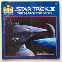 Star Trek III: The Search For Spock - 7&#39; Vinyl Record/Book, Buena Vista - £22.76 GBP