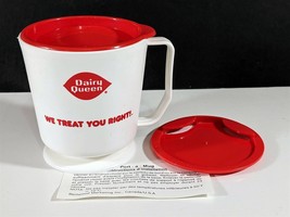 Dairy Queen We Treat You Right Port-a-Mug Complete NEW Cup, Lid &amp; Mounting Base - £11.81 GBP