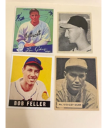 Vintage reprint Hank Greenberg, Bob Feller, Dizzy Dean, Warren Spahn bas... - $9.60 CAD