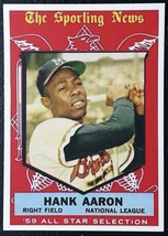 1959 Topps #561 Hank Aaron The Sporting News NL All-Star Reprint - MINT - £1.55 GBP