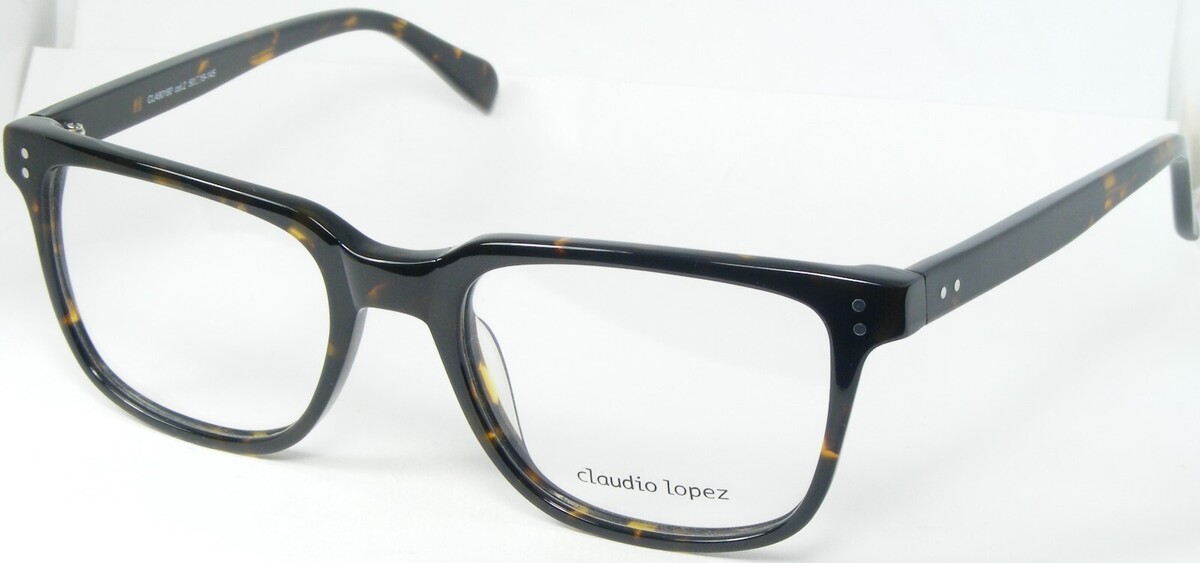 Claudio Lopez CLA90180 2 Dark Demi Brown Brille Brillengestell 50-19-145mm - $66.32