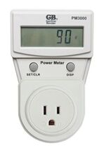 Gardner Bender PM3000 Energy Power Meter Monitor, Grey - $44.51