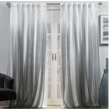 Exclusive Home Crescendo Lined Blackout Window Curtains Rod Pocket T4102660 - £64.88 GBP